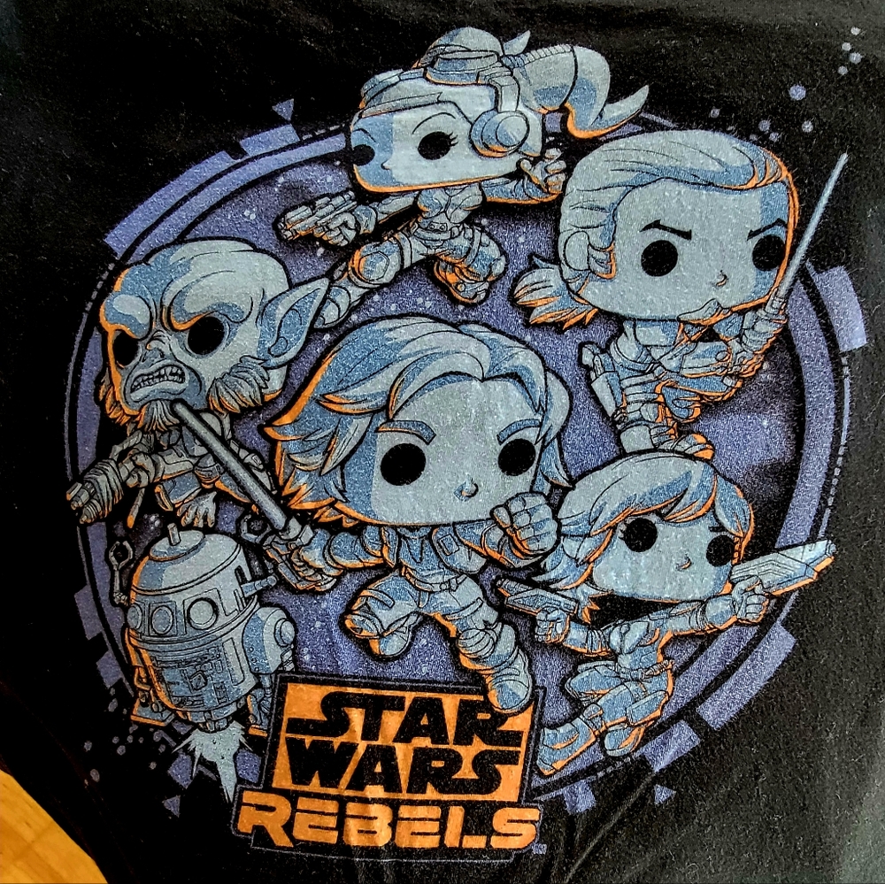 EXCLUSIVE FUNKO POPS STAR WARS TEE XXL.